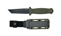 Demco Armiger 4 Fixed Blade Serrated Tanto OD DEM09658 by Unknown