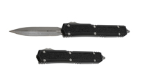 Microtech Makora D/E Ss OTF Automatic Knife Black Nikel Boron Inlay 20610APS by Unknown