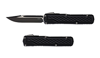 Guardian Tactical Scout Auto OTF Elmax Two-Tone Clip Point Black Sculpted Aluminum 14-3211 by Unknown