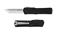 Heretic Auto Colossus OTF CPM MagnaCut Tanto Stonewash Full Serrated H040-2C by Unknown